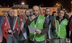 Yozgat'ta İsrail ordusunun Küresel Sumud Filosu'na saldırısına tepki gösterildi