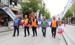 Antalya ve çevre illerde 1 Mayıs Emek ve Dayanışma Günü kutlandı