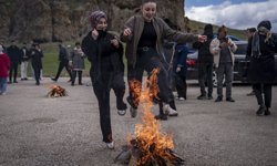 Erzurum'da tarihi Kalor Tepesi'nde Hıdırellez Şenliği düzenlendi
