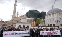 Filistin'e Destek Platformu, İsrail'in Küresel Sumud Filosu'na saldırısını protesto etti
