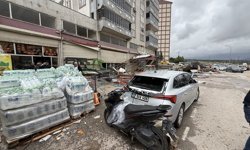 Gaziantep'te fırtınanın verdiği hasar gün aydınlanınca ortaya çıktı