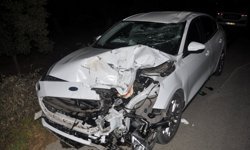 İzmir'de otomobille çarpışan motosikletin sürücüsü öldü