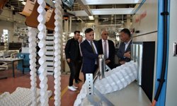 Kayseri'de yatak üreten lise yay üretimine de başladı