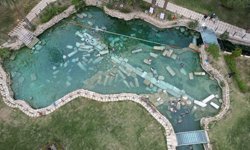 Pamukkale'deki 'Kleopatra Havuzu' yeniden ziyarete açıldı