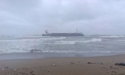 Sakarya'da kuru yük gemisi karaya oturdu