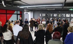 Samsun'da 'Göçebe Tuvaller' sergisi açıldı