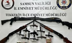 Samsun'da kaçak silah ticareti operasyonunda 4 zanlı yakalandı