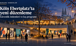 Köln Ebertplatz’ta üç yan geçiş kapatıldı, kış programı sürecek