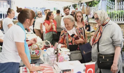 Bursa Osmangazi'de üreten kadınlara özel sokak