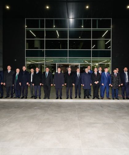 Cumhurbaşkanı Yardımcısı Yılmaz, Ercan Havalimanı'nda açıklamalarda bulundu: