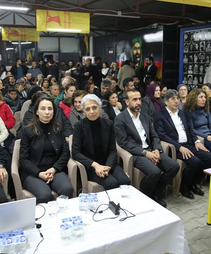 DEM Parti Eş Genel Başkanı Hatimoğulları, Adıyaman'da anma etkinliğine katıldı
