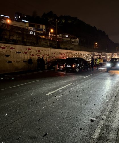 Samsun'da 5 otomobilin karıştığı zincirleme trafik kazasında 1 kişi yaralandı