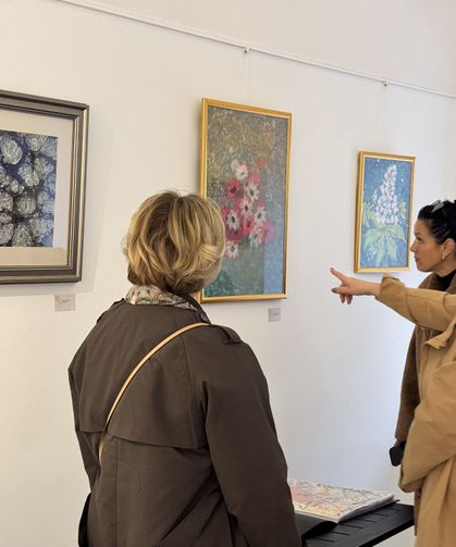 'Suya Yazılan' ebru sergisi Bağımsız Sanat Vakfı'nda açıldı