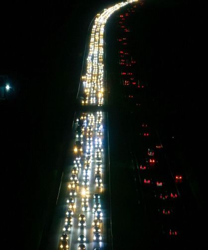 Bayram tatili dönüşünde Ankara girişinde trafik yoğunluğu yaşanıyor