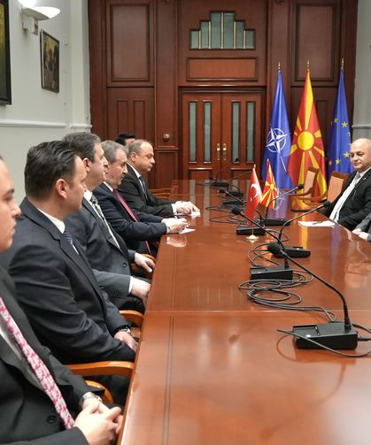 BBP Genel Başkanı Destici, Kuzey Makedonya'da çeşitli temaslarda bulundu