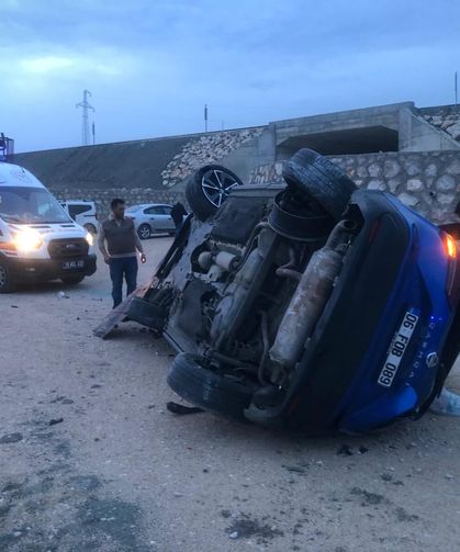 Çorum'da cipin devrildiği kazada 3 kişi yaralandı