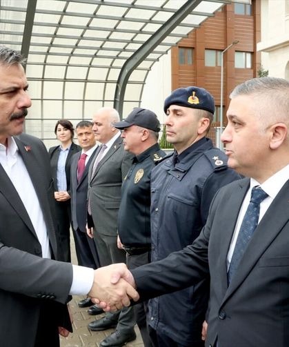 İçişleri Bakanı Çiftçi, Kızılcahamam'da emniyet mensuplarıyla bayramlaştı