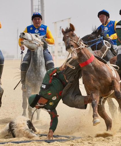Kazakistan'da uluslararası Kökpar turnuvası düzenlendi