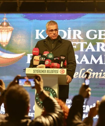 Sağlık Bakanı Memişoğlu, Seydikemer'de katıldığı iftar programında konuştu: