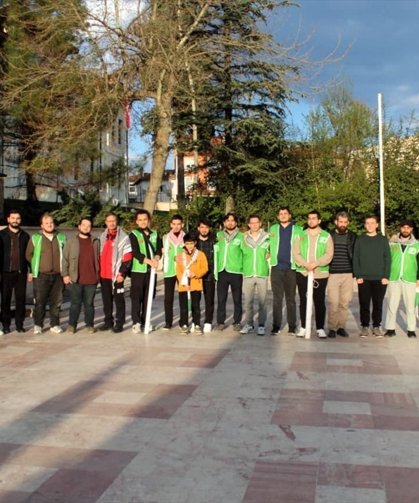 Bilecik'te Filistin'e destek yürüyüşü düzenlendi