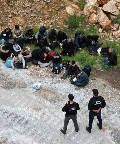Bodrum'da 21 düzensiz göçmen yakalandı