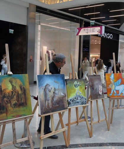 Çorum'da 'Uluslararası Plastik Sanatlar Sergisi' açıldı