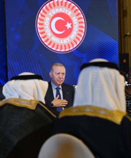 Cumhurbaşkanı Erdoğan, 152. Parlamentolar Arası Birlik Genel Kurulu onuruna verdiği akşam yemeğinde konuştu: (1)