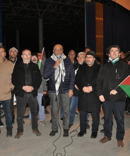 Kütahya'da İsrail'in Filistinli esirleri hedef alan idam yasasına tepki