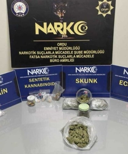 Ordu'da uyuşturucu operasyonunda 4 şüpheli tutuklandı