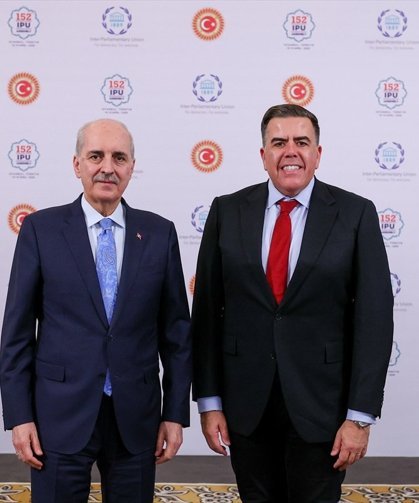 TBMM Başkanı Kurtulmuş, Avustralya Temsilciler Meclisi Başkanı Dick ile görüştü