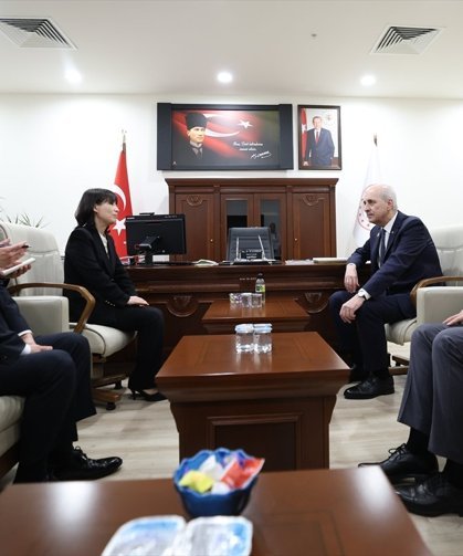 TBMM Başkanı Kurtulmuş, PAB 152. Genel Kurulu'nda rahatsızlanan Güney Kore milletvekilini ziyaret etti