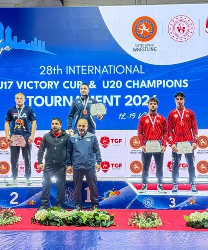 Uluslararası Zafer Kupası Güreş Turnuvası Antalya'da tamamlandı