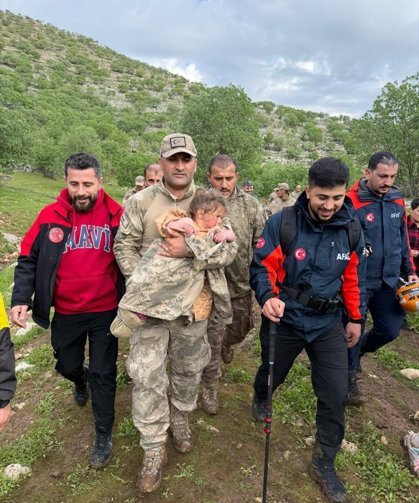 Batman'da kaybolan 2,5 yaşındaki kız çocuğu bulundu