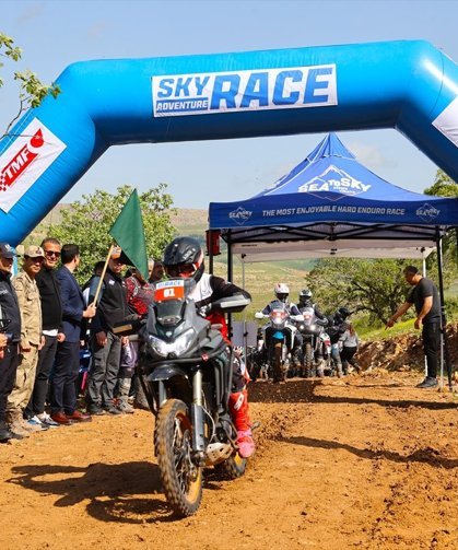 Mardin'de 'Sky Adventure' motosiklet yarışı başladı