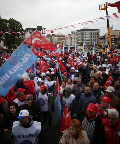 Türkiye Kamu-Sen 1 Mayıs'ı Çanakkale'de kutladı