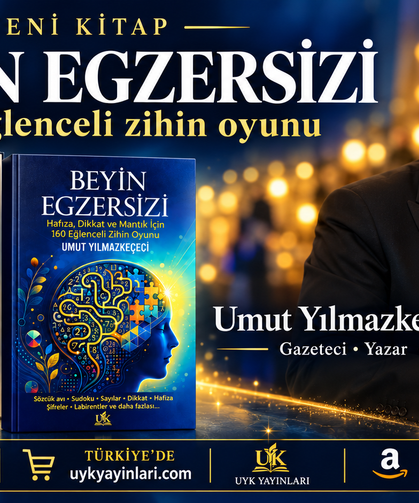 Umut Yılmazkeçeci’nin “Beyin Egzersizi” kitabı Türkçe ve Almanca yayımlandı