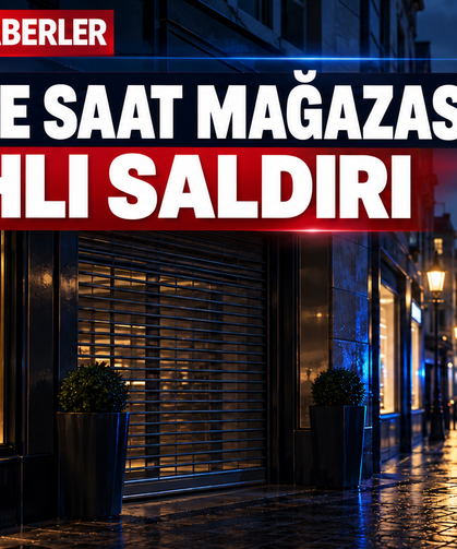 Köln merkezinde saat mağazasına silahlı saldırı: Polis şüphelileri arıyor