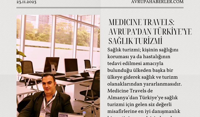 Umut Yılmazkeçeci Medicine Travels Sağlık Turizmi