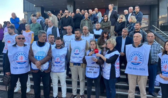 Buca Belediyesi'nde memurlar iş bıraktı