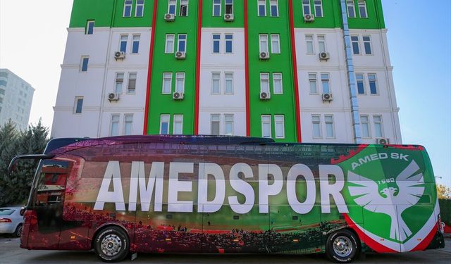 Amed Sportif Faaliyetler'e yeni takım otobüsü teslim edildi