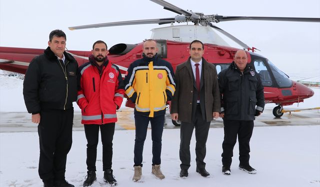 'Dadaş 25 Hava Ambulansı' bu yıl 733 acil hastaya 'Hızır' gibi yetişti