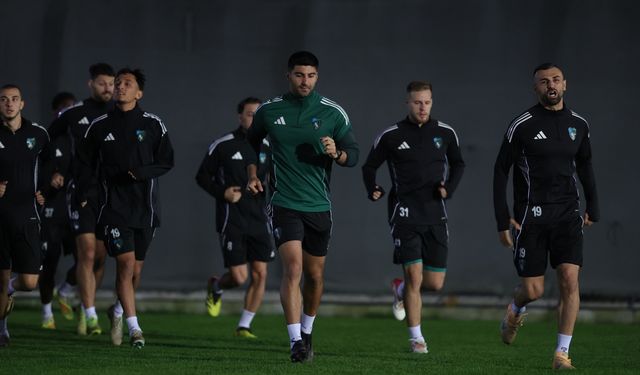 Kocaelispor, Karagümrük maçının hazırlıklarını sürdürdü