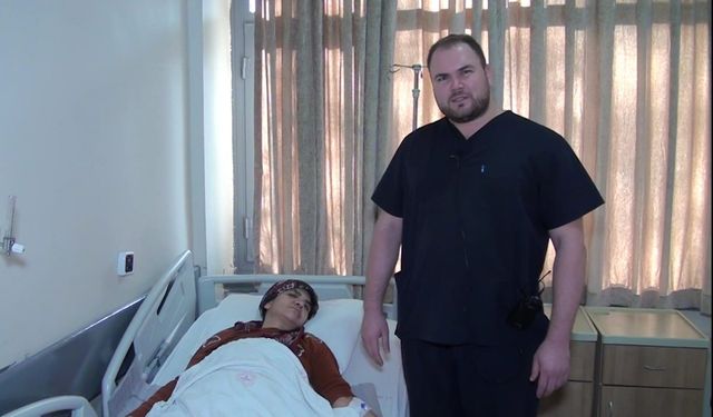 Şanlıurfa'da karnından 25 santimetrelik kist çıkarılan kadın sağlığına kavuştu