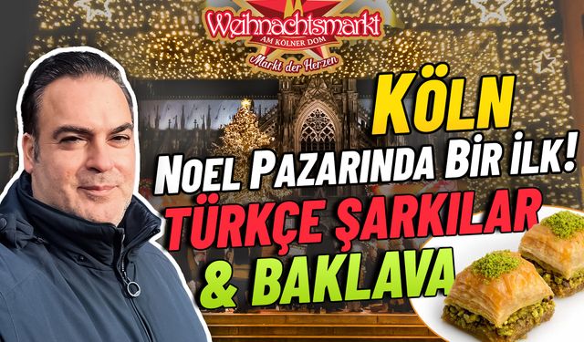 Düsseldorf Noel Pazarı’nda Kültürel İlkler: Baklava Satıldı, Türk Korosu Türkçe Şarkılar Söyledi