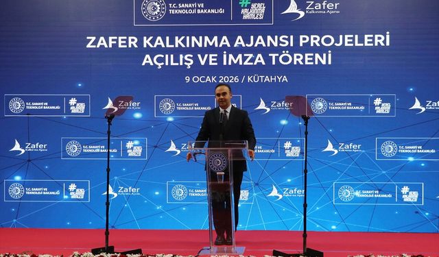 Bakan Kacır, Zafer Kalkınma Ajansı Kütahya Projeleri'nin açılış ve imza töreninde konuştu: