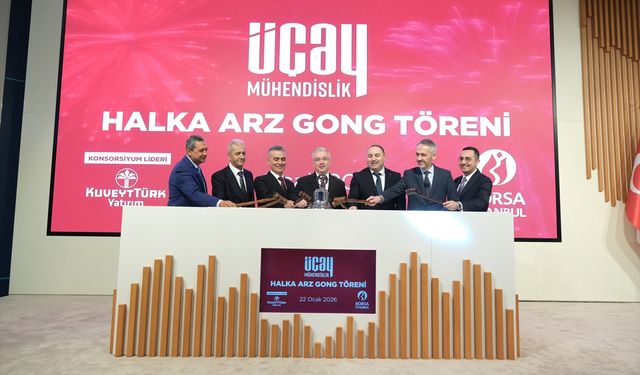 Borsa İstanbul'da gong Üçay Mühendislik için çaldı