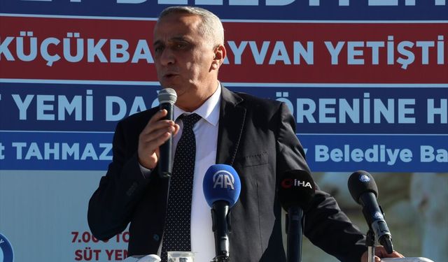 Gaziantep'te çiftçilere 7 bin ton hayvan yemi dağıtıldı