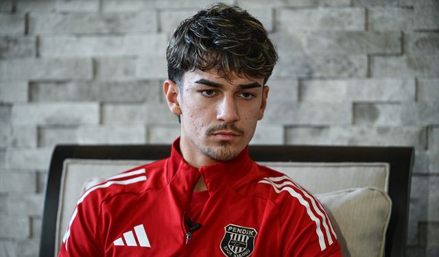 Pendiksporlu genç futbolcu Hüseyin Maldar'ın hedefi 1. Lig'de şampiyonluk: