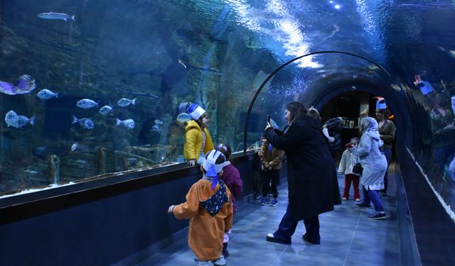 Trabzon Akvaryum geçen yıl 215 bini aşkın ziyaretçi ağırladı