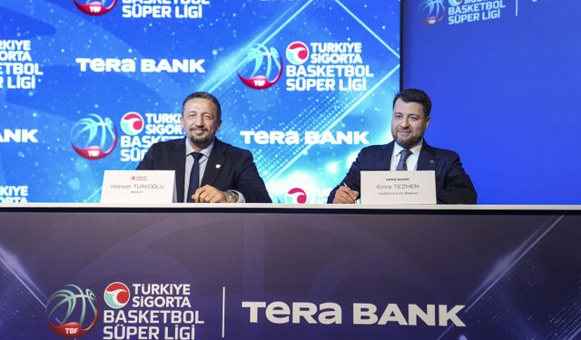 Türkiye Basketbol Federasyonu ile Tera Bank arasında sponsorluk anlaşması imzalandı